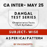 CA Inter - Chapterwise Tests + Full Syllabus Test Series | By Ym Concepts